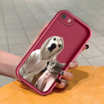 Kassid Koerad Grupifoto Pehme silikoonist telefoni korpus, t&auml;iskaanega kaamera p&otilde;rutuskindel kummist &uuml;mbris iPhone'i Infinix Tecno OnePlus jaoks Infinix Hot 30I valge