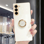 Luksuslik plaadistusr&otilde;nga hoidiku &uuml;mbris Samsung Galaxy S24 S23 S22 S21s20 Fe Plus Ultra A05S TPU silikoonist seljakaitsega S22