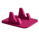 Automaatne autohoidik, libisemisvastane matt, lauaarvuti statiivi kinnitus mobiiltelefoni GPS-i jaoks roosa punane v&auml;rv