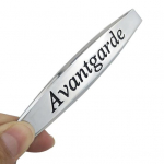 Metallist Avantgarde t&auml;htedega auto poritiibade embleemi m&auml;rk Tagumise p&otilde;rkeraua pagasiruumi kleebise kujundus must/h&otilde;be