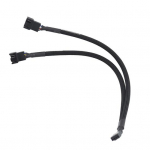 27 cm 4 Pin PWM splitteri adapteri toitekaabel arvuti protsessori korpuse jahuti ventilaatori jaoks must