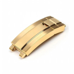 9 mm roostevabast terasest kokkupandav pandlaga liuglukk sobib Rolexi jaoks allveelaeva jaoks Oysterflexi jaoks Daytona jaoks GMT kellarihma jaoks D Full Gold 9mm with logo