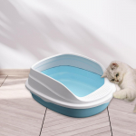 K&otilde;rgete k&uuml;lgedega kassiliivakast potti WC Lemmikloomatarbed pannid v&auml;ikeloomadele ja Blue 38cm