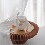 Keraamiline eeterlike &otilde;lide p&otilde;leti teek&uuml;&uuml;nalde hoidja k&uuml;&uuml;nlajalg Elegantne lauasoojendaja meditatsiooniahi