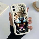Samsung Galaxy A13 A14 A54 Xiaomi Poco X5 F4 Redmi 13C 12C 10C Huawei Honor 90 Lite &uuml;mbrised A51 Tiger Leopard Pattern eksklusiivne kreemmustriline pehme &uuml;mbris Xiaomi 11