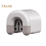 Seinale kinnitatav saapaklamber Moodne puurivaba kleepuv ruumis&auml;&auml;stlik universaalne k&otilde;rge saapahoidja riidepuu ripp valge