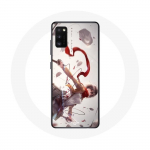 &Uuml;mbris Samsung Galaxy A41 Mikasa Ackerman Attack on Titan Manga jaoks