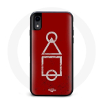 Iphone X &uuml;mbris Squid Game logo kandiline