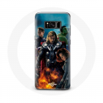Coque pour Samsung Galaxy S8 plus Avengers film de super h&eacute;ros