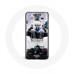 Musta v&auml;rvi &uuml;mbris Samsung Galaxy J3 Vormel 1 Valtteri Bottas F1 Racing Driver jaoks