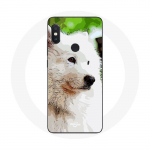 Kahekaameraga Xiaomi Redmi Note 5 AI &uuml;mbris samojeedi koera valgele