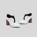 Kollased punased naiste pumbad, k&otilde;rge kontsaga v&auml;ike, suur suurus 32 50 34 valge