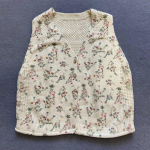 Johnature Mori varrukateta prinditud vestid s&uuml;gistalvised vintage kuduvad V-kaelusega k&otilde;ik sobivad Jaapani puuvillased naiste vestid One Size beež