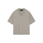 Fear of God Essentials V-kaelusega T-s&auml;rk Seal Meeste Topid Hall 125SP244215F M