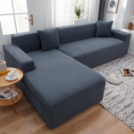 Žakaarmustriga diivanikatted &Uuml;hev&auml;rvilised Elastsed 1/2/3/4 kohalised &Uuml;hev&auml;rviline diivanikate L-kujulise diivani kaitse Pingikatted （90-140cm）