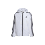 Adidas &Uuml;hev&auml;rviline KolmeTriibu Prindiga Logoga Lukuga Kapuutsiga Jakk Meeste &Uuml;ler&otilde;ivad Valge IB0382 XL white