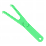 Hammaste puhastus Y-kujuline niidihoidja niidivarras Libisemiskindel k&auml;epide hambaniiti tarvik Hambapuhastaja Kaasaskantav tsikkel roheline