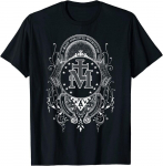 Imeline medal Our Lady Of Grace Blessed Mary Catholic W Unisex T-s&auml;rk S