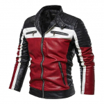 Meeste kollane nahktagi Patchwork Biker jope Meeste vabaaja lukuga mantel Meeste mootorratta jope Slim Fit karusnahaga voodriga v&auml;lisriiete mantel XXXL