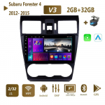 2+32GB 9-tolline Android-autoraadio Subaru Forester 4 SJ jaoks 2012- 2015 2016 Multimeediumipleier 2Din Navigation GPS Carplay peaseade 2+32GB