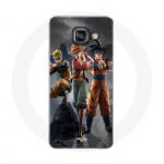 Coque Maniacase pour Samsung Galaxy A3 2017 Sangoku naruto Luffy one piece Dragon Ball z 3D Anime manga