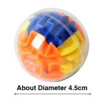 3D-lab&uuml;rintkuubik, l&auml;bipaistev maagiline palliga pusle, kiirusega sobiv stressivastane m&auml;nguasi veerev pallim&auml;ng kuubik lab&uuml;rint, laste haridus