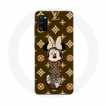 Coque Maniacase pour Samsung Galaxy A41 minnie Disney Lv marron