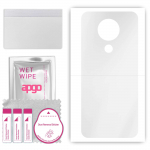 apgo Ultra Clear Protective Skin Sticker for the back compatible with Nokia 7.3, Wrap Film, Hydrogel Film, Flexible, Soft TPU with positioning layer e