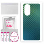 apgo Protective Skin Sticker for the back compatible with Honor 50, Wrap Film, Foil, Vinyl - Pattern Carbon Chameleon CAKA1