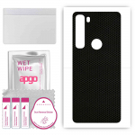 apgo Protective Skin Sticker for the back compatible with Motorola Edge, Wrap Film, Foil, Vinyl - Pattern Matrix