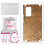 apgo Protective Skin Sticker for the back+sides compatible with Xiaomi 11i, Full Wrap Film, Foil, Vinyl - Pattern Rusty Copper