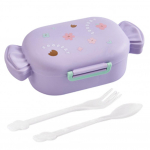 Uus armas laste l&otilde;unakarp Loominguline kommikujuline kaherakuline kaasaskantav toidukarp t&uuml;drukutele bento kasti piknikukarp roosa