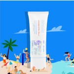 DERMA ELRAVIE Derma Hyal-Solution Waterful Sun Cream SPF 50+PA++++, Korean Cosmetics, KBeauty, sample