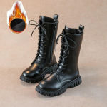 T&uuml;drukute saapad Talvised Korea Briti stiilis Laste Martini Saapad V&auml;ikese T&uuml;druku K&otilde;rged Saapad Printsessisaapad 36