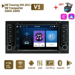 Carplay autoraadio 2 Din Android 12 jaoks VW/Volkswagen/Touareg/Transporter T5 Multivan 2004-2011 Multimeedia Stereo GPS Navigation Audio 2+32GB 1+32GB