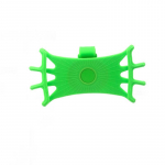 Silikoonist telefoniklamber Elektrilise t&otilde;ukeratta tarvikud Pehme 360 ​​rotatsiooniga mootorratta juhtrauda telefonihoidik oranž