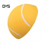 3D jant autokleebis Elutruu tennisepalli purunenud klaasiga tagumine esiklaas Keeruline kaunistus pallil&ouml;&ouml;gi simulatsiooniga loov kleebis autole kollane