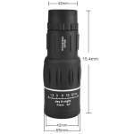 40&times;60 Teleskoop Professionaalne Monokulaarne Suum HD &Ouml;ine Jahipidamine Optiline Binokkel must