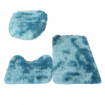 3 tk/komplekt Vannitoavaipade komplekt Superpehme mikrokiust vannivaiba U-kujuline kontuurimatt WC kaane katte komplekt Libisemiskindlate vannivaipade komplekt