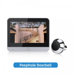 1080P Tuya Smart 2,4G WIFI digitaalne uksepiiluava 4,3-tolline Digital Magic Eye juhtmevaba uksekellakaamera turvaukse silmakaamera SY36 h&otilde;be