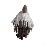 Costume Haunted Hooded Capes Grim Cape for Party Dress up pruun