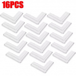 1/24 tk Beebi kokkup&otilde;rkevastane nurgakaitse laua nurga servakaitse kate l&auml;bipaistev akna paremnurk kokkup&otilde;rkepadjad 16PCS