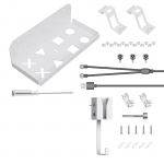 Magnetilise laadimiskaabli seinakinnituse hostihoidiku kronstein PS5 Slim jaoks koos k&otilde;rvaklappide kontrolleri riputiga m&auml;ngutarvikutega