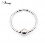 Alisouy 1tk G23 Titanium Captive Hoop BCR Kulmud Tragus Closure Bar Huuled Ninar&otilde;ngad K&otilde;rva Segment augustamine Keha ehted #1 0.8*6*3MM