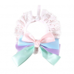 Lemmiklooma kaelarihm pits vibu kaelakee printsess kassi kutsika lint sall ripats vibud V&auml;rvilised moodsad h&otilde;lpsasti kantavad rinnat&uuml;kid igap&auml;evaseks riietumiseks Fotod v&auml;ljas&otilde;idud kingitus S roheline