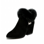 Uued Cashmere Martini saapad Naiste puuvillased saapad Uued suured terava otsaga Reini puuriga mugavad juuksed l&uuml;hikesed saapad hulgim&uuml;&uuml;k 35 must