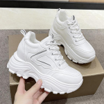 Naiste tossud Mood Naiste vabaajajalatsid Mitmek&uuml;lgsed platvormkingad &Uuml;hev&auml;rvilised v&auml;litossud Jalatsid Paelkinnitusega Zapatillas De Deporte 35