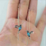 Uus mood Little Bird Drop pikad rippuvad k&otilde;rvar&otilde;ngad naistele Elegantne t&uuml;druku tutik&otilde;rvar&otilde;ngas Stiilne ehe isikup&auml;ra kingitus