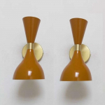 2 seinavalgusti komplekt Keskajastu 1950ndad Itaalia Stilnova lambid Valgusti Reguleeritav seinavalgusti Valgusti Seinavalgusti kodu sisustuse jaoks