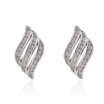 Sulgede kujuga Angel Wing Stud Ear Post Stud K&otilde;rvar&otilde;ngad Selged Cubic Stud K&otilde;rvar&otilde;ngad h&otilde;be